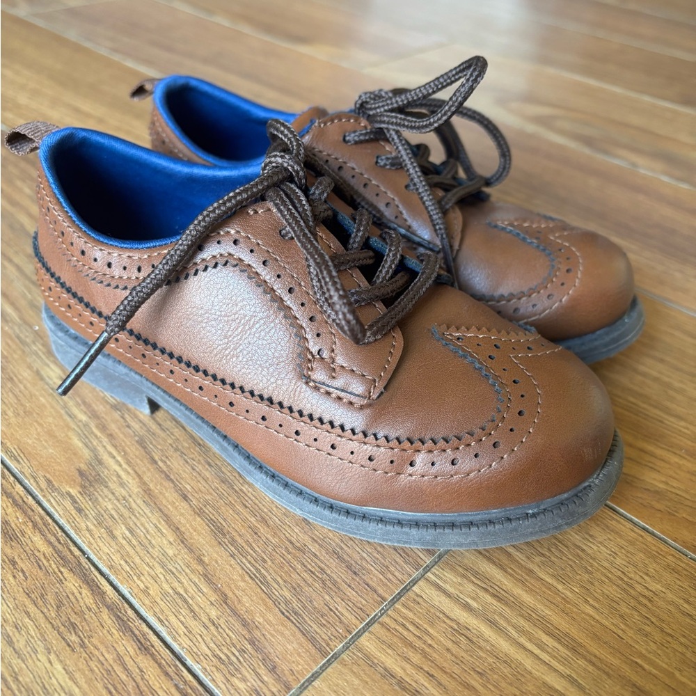 Brown Leather Brogue Shoes